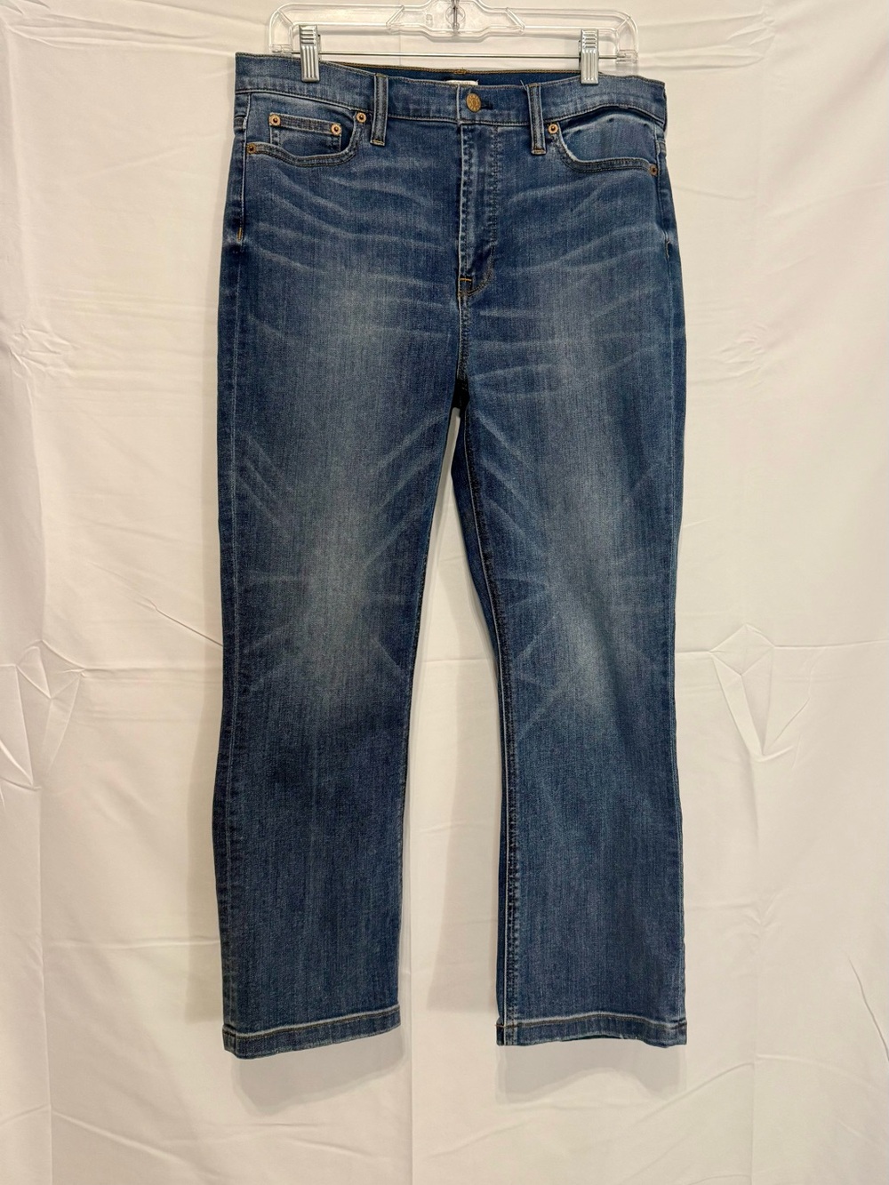 J. Crew Women's Prairie Wash Demi Boot-Cut Crop Jeans